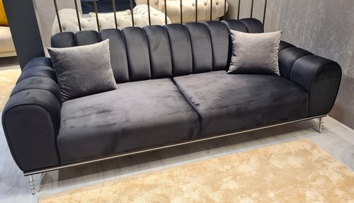 ADANA SOFA RANGES - Available in BLACK VELVET and STONE FABRIC