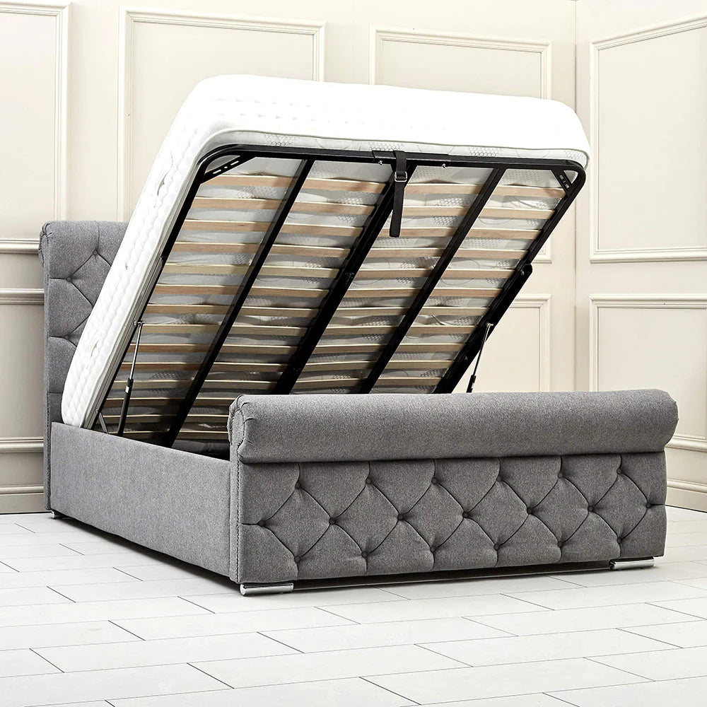 MILANO SLEIGH BEDFRAME