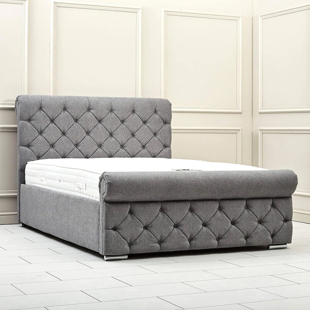 MILANO SLEIGH BEDFRAME