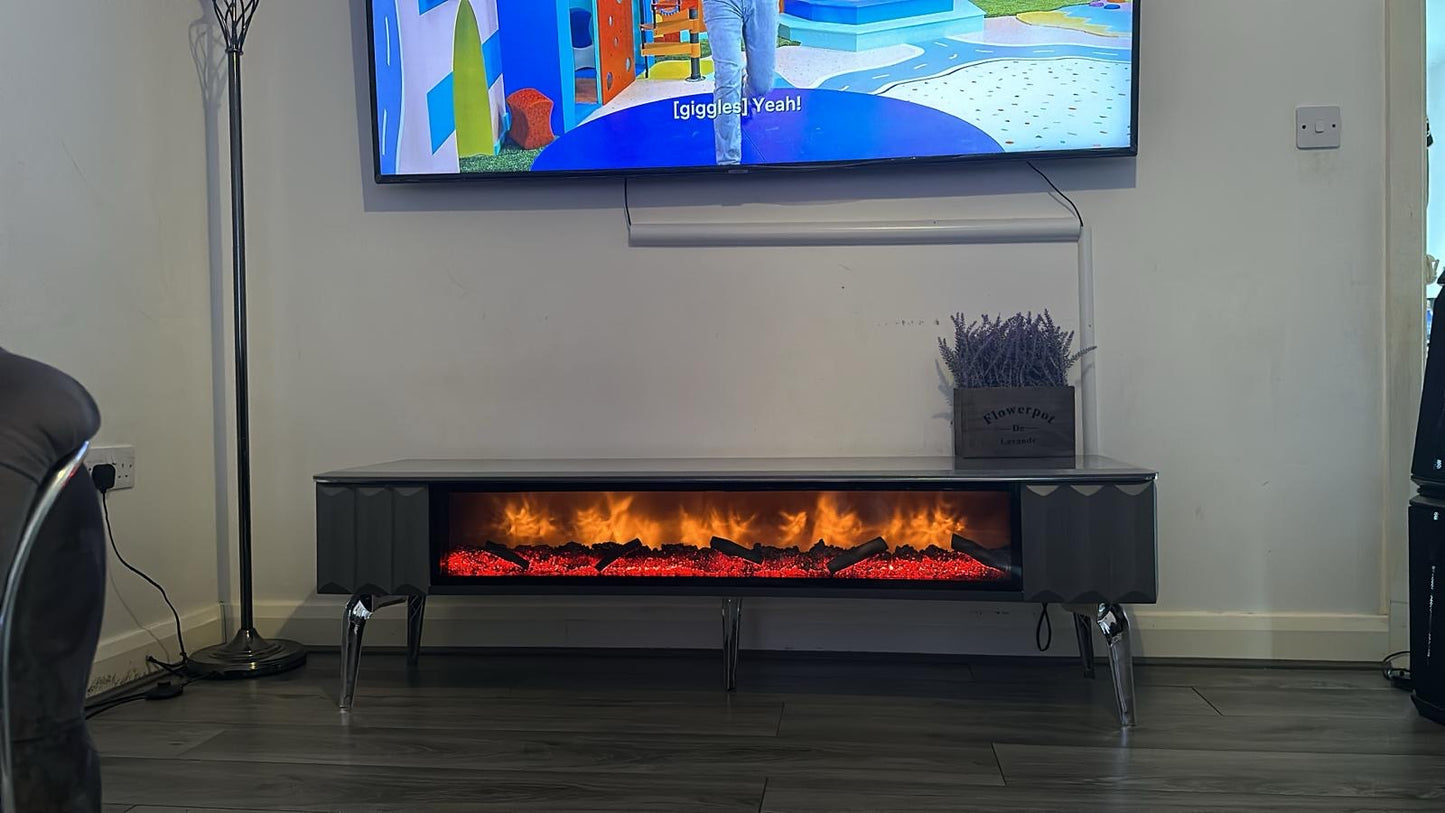 fireplace design TV Stand