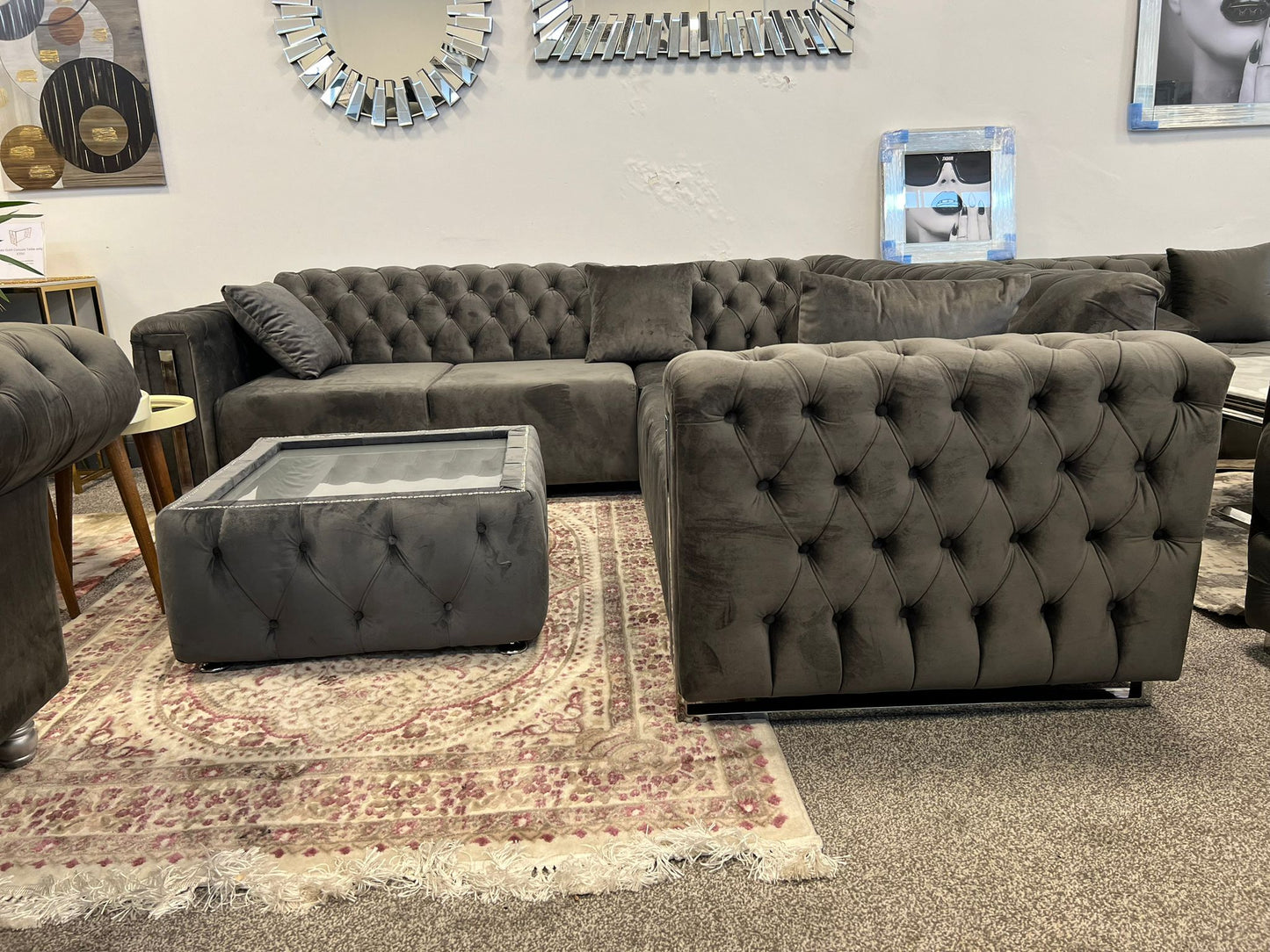 Tuxedo Corner Sofa