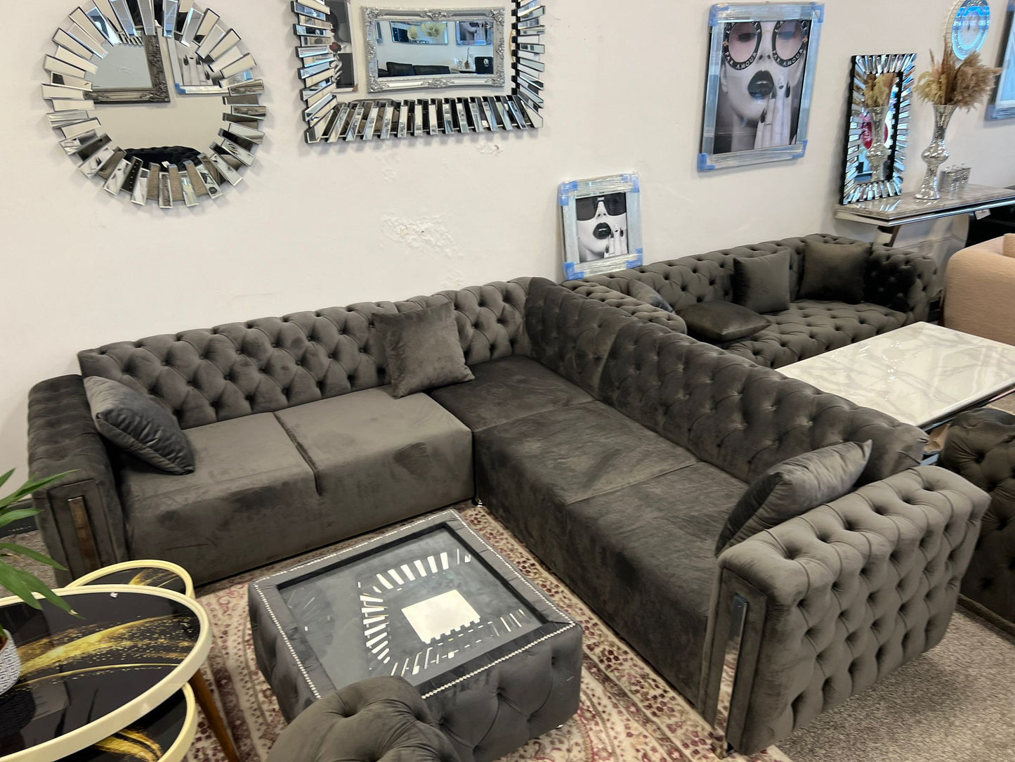 Tuxedo Corner Sofa