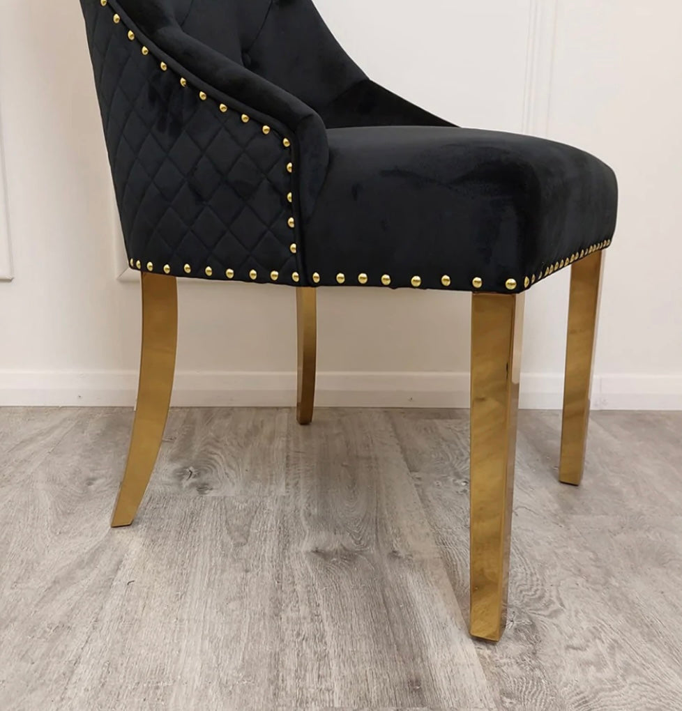 Bentley Gold Dining Chair