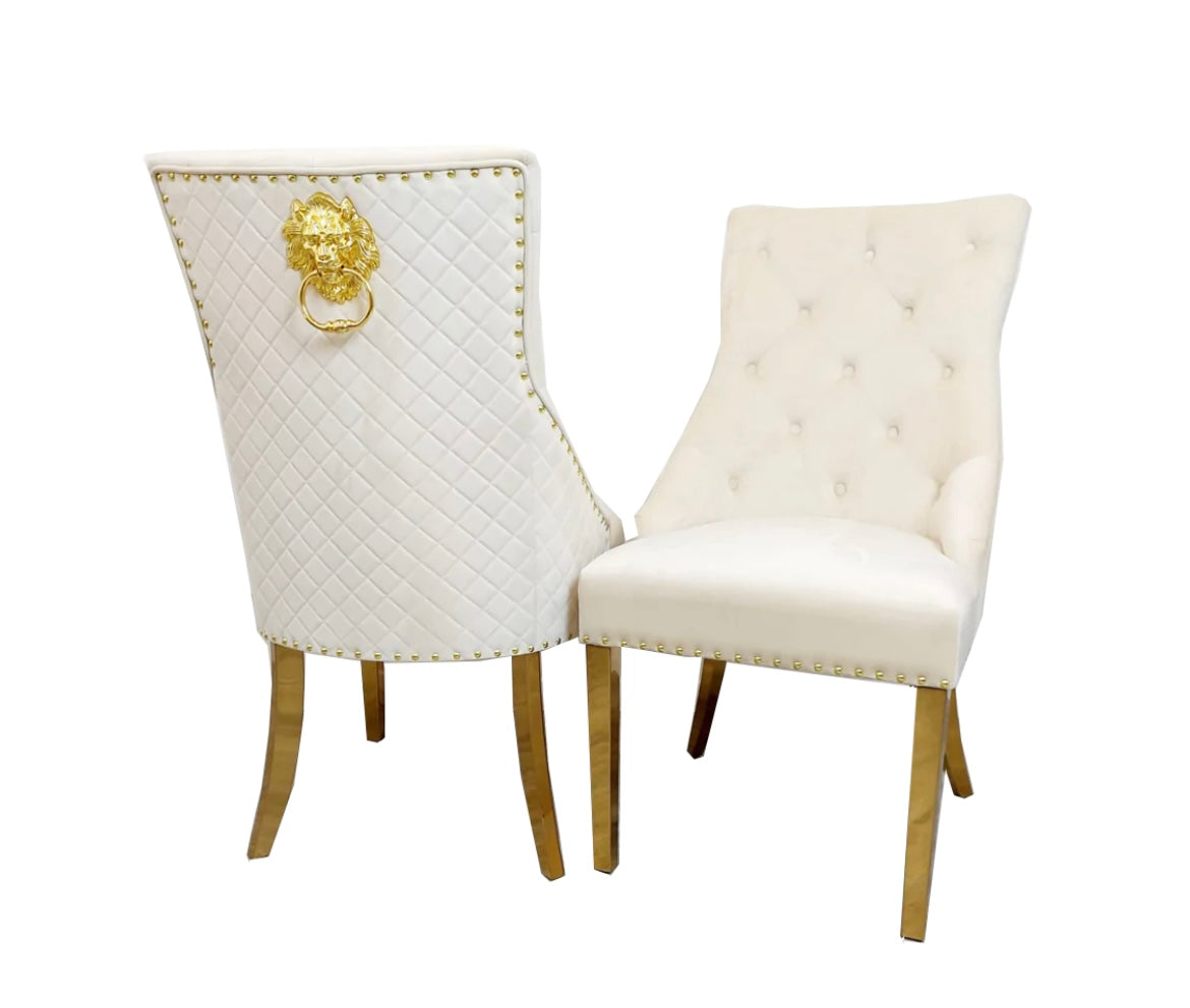 Bentley Gold Dining Chair