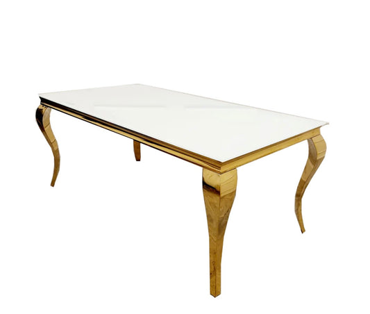 Louis Dining Table Gold