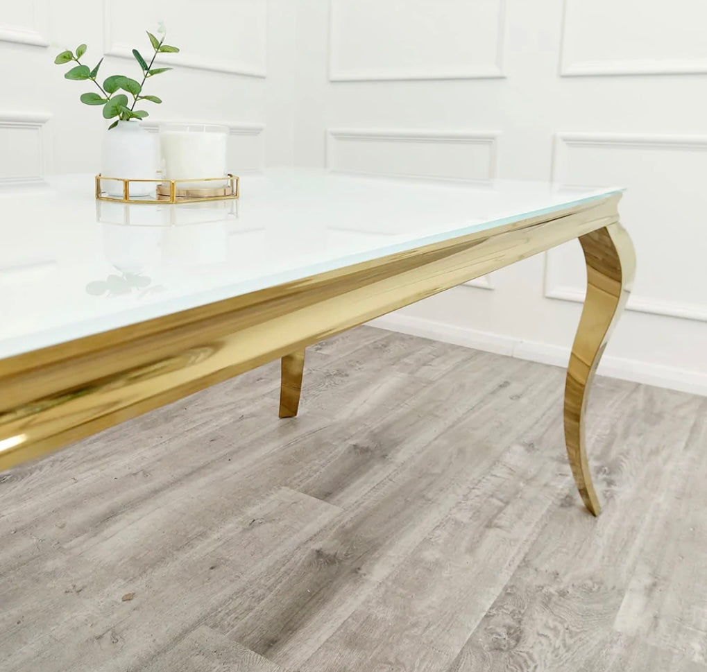 Louis Dining Table Gold