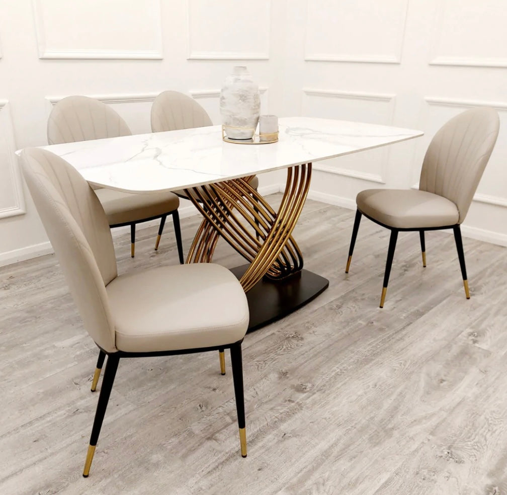 Orion Gold 1.8m Dining Table