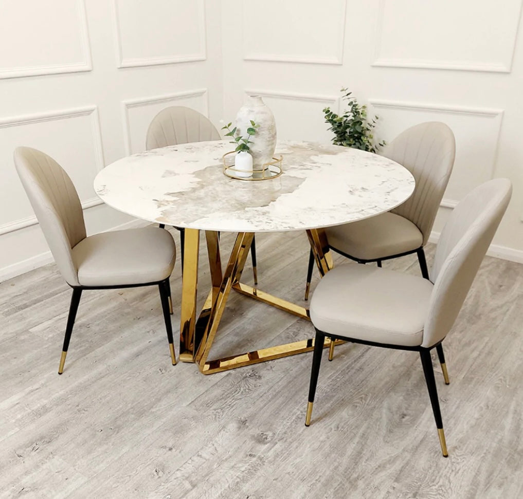 Nero Gold Dining Table