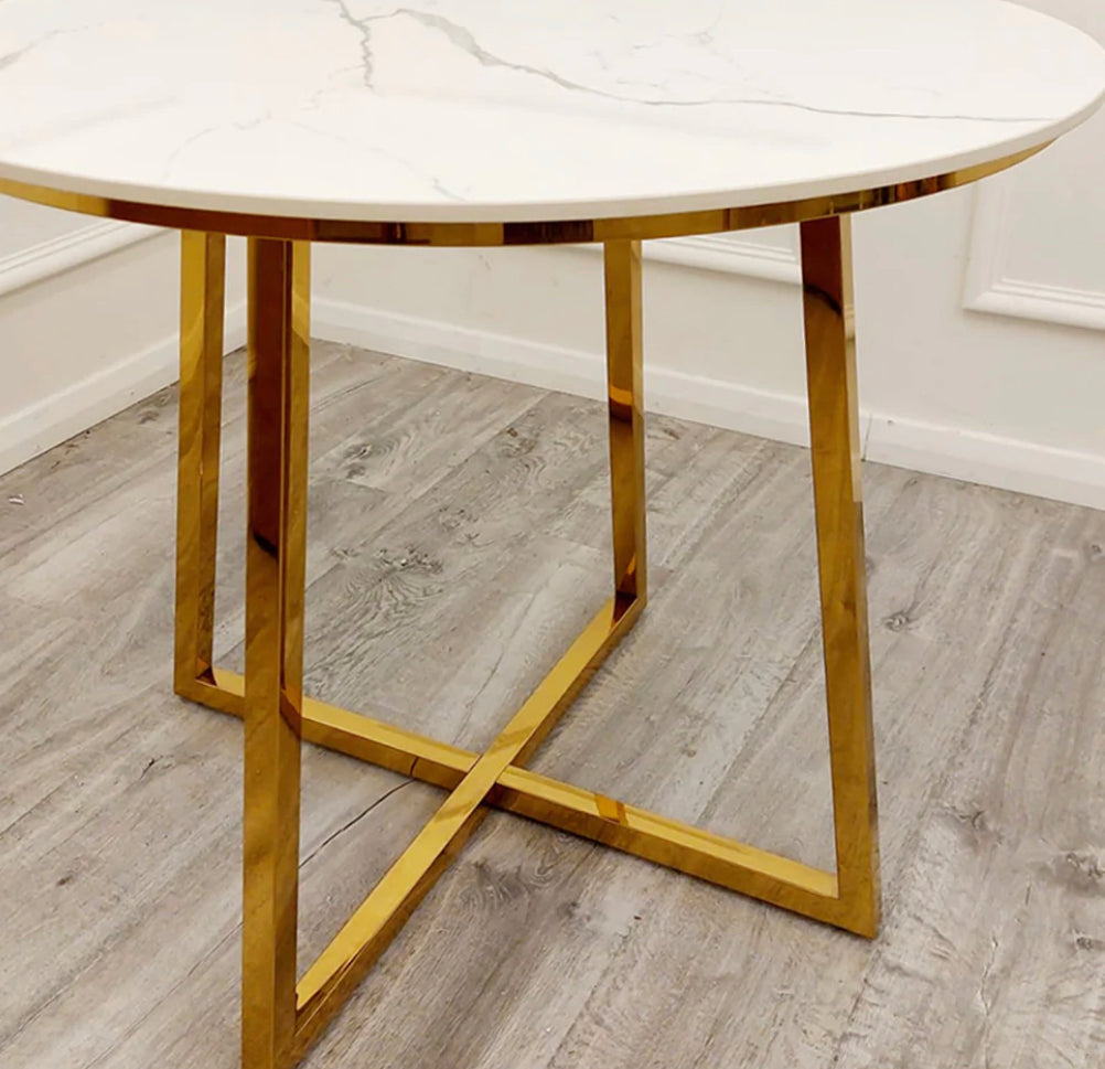 Juno Round 90cm Dining Table