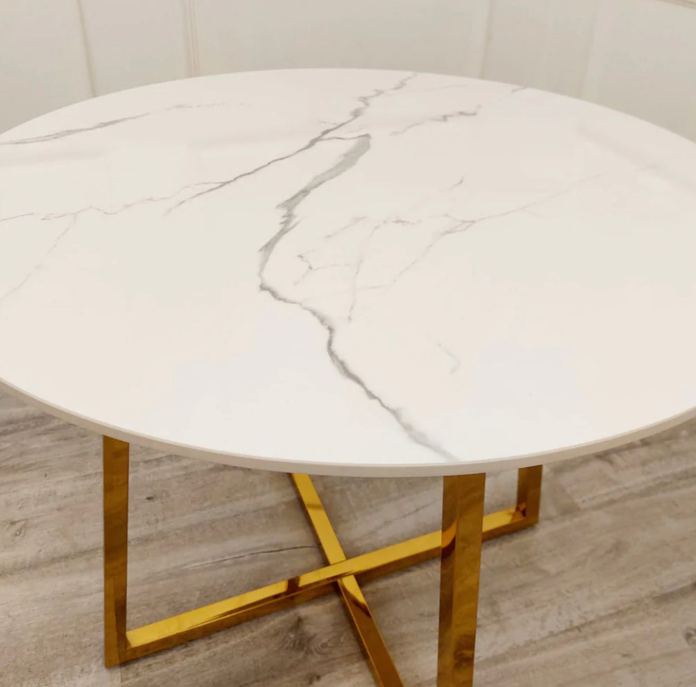 Juno Round 90cm Dining Table