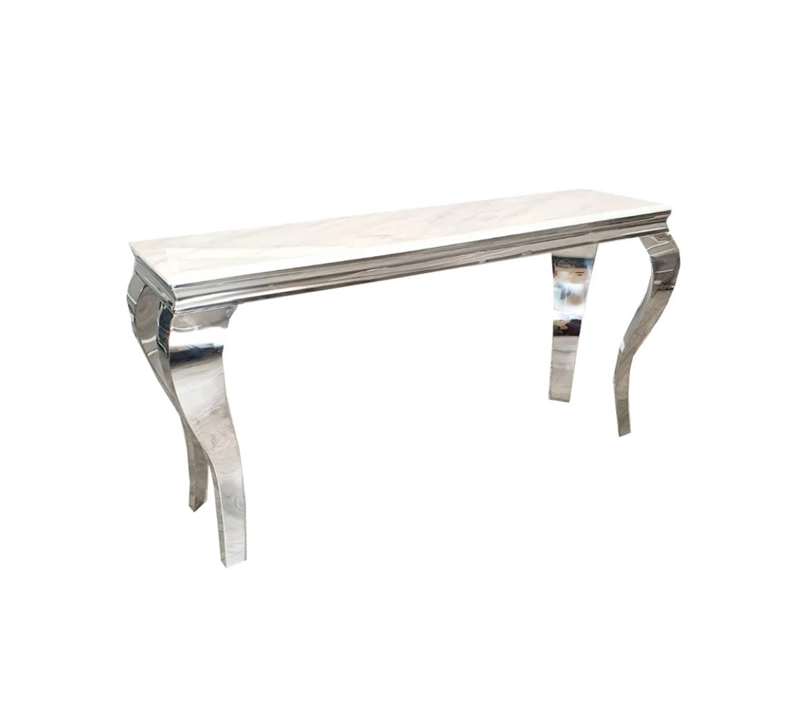 Louis Console Table Chrome