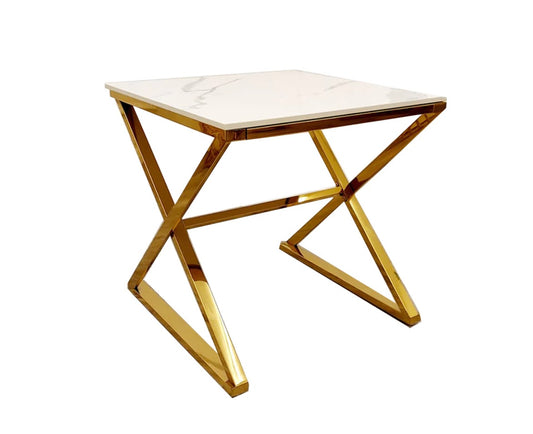 Zion Gold Lamp Table
