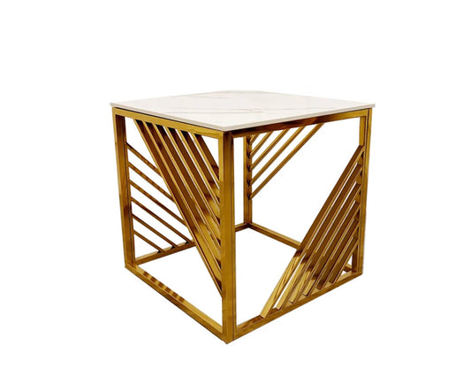 Azure Gold Lamp Table