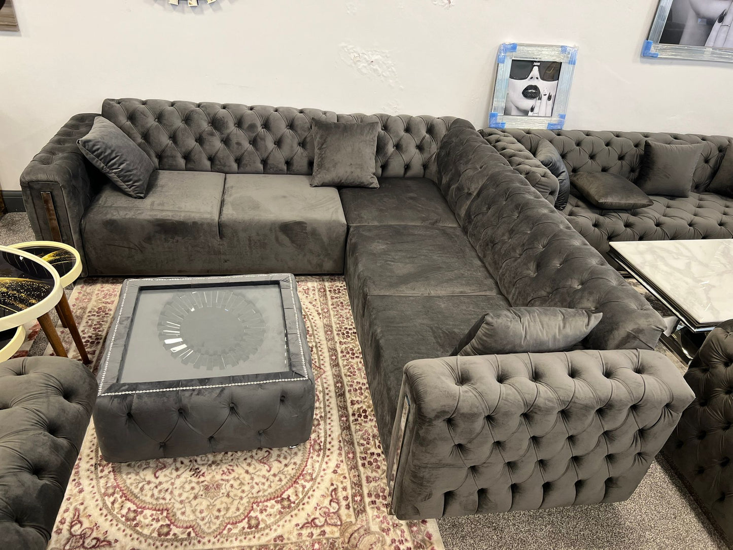 Tuxedo Corner Sofa